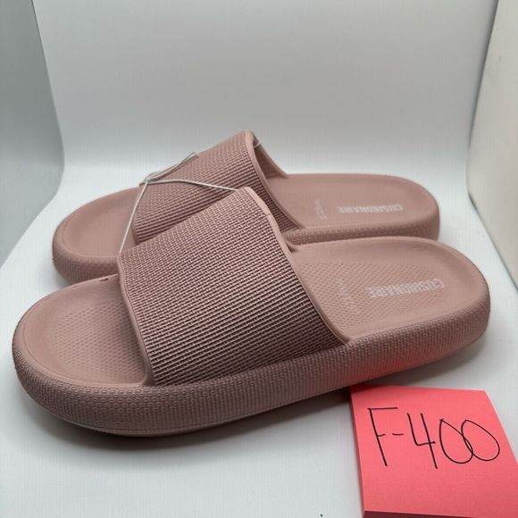 CUSHIONAIRE Women's cloud recovery slide sandals with +Comfort 11 BLUSH - Picture 3 of 7